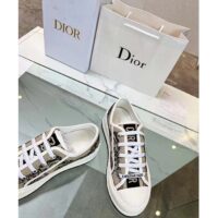 Dior CD Unisex Walk’n’Dior Sneaker Beige Black Embroidered Cotton Toile De Jouy Voyage (9)
