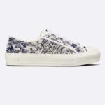 Dior CD Unisex Walk'n'Dior Sneaker Blaue Toile De Jouy Bestickte Baumwolle