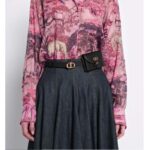 Dior CD Women Dior Bobby Belt Removable Pouch Black Smooth Calfskin 20 MM Width - Image 14