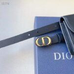Dior CD Women Dior Bobby Belt Removable Pouch Black Smooth Calfskin 20 MM Width - Image 10