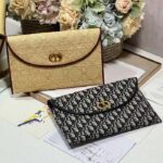 Dior Unisex CD 30 Montaigne Avenue Pouch Flap Blue Dior Oblique Jacquard - Image 11