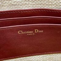 Dior Unisex CD 30 Montaigne Avenue Pouch Flap Natural Cannage Raffia (13)