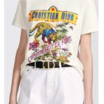 Dior Unisex CD 30 Montaigne Belt Black Cannage Calfskin 3 CM Width - immagine 12