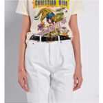 Dior Unisex CD 30 Montaigne Belt Black Cannage Calfskin 3 CM Width - immagine 11