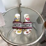 Dior Unisex CD Dway Slide Embroidered Cotton White Multicolor Indian Animals Tiger - Image 4