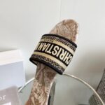 Dior Unisex CD Dway Slide Beige Black Embroidered Cotton Toile De Jouy Voyage – Image 8