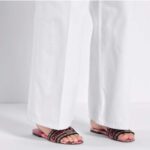 Dior Unisex CD Dway Slide Embroidered Cotton Indy Pink Multicolor Toile De Jouy Voyage - Image 12