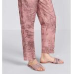 Dior Unisex CD Dway Slide Pink Gray Embroidered Cotton Toile De Jouy Sauvage - immagine 12