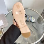 Dior Unisex CD Dway Slide White Multicolor Embroidered Cotton Étoile De Voyage Motif - immagine 10