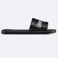 Dior Unisex CD Every-D Slide Black Embossed Lambskin (4)