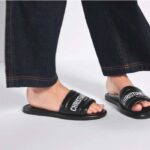 Dior Unisex CD Every-D Slide Black Embossed Lambskin - immagine 9