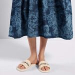 Dior Unisex CD Every-D Slide White Embossed Lambskin - immagine 9