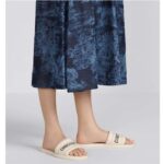 Dior Unisex CD Every-D Slide White Embossed Lambskin - immagine 10