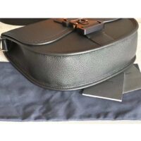 Dior Unisex CD Gallop Bag Strap Black Grained Calfskin (10)