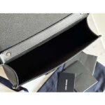 Dior Unisex CD Gallop Bag Strap Black Grained Calfskin – Bild 8