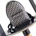 Dior Unisex CD Kid's Mini Rider Sling Bag Beige Blue Dior Oblique Jacquard - Image 2