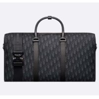 Dior Unisex CD Lingot 50 Bag Black Dior Oblique Jacquard