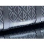 Dior Unisex CD Lingot 50 Duffle Bag Black CD Diamond Canvas - Imagen 9