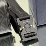 Dior Unisex CD Lingot Pouch Black CD Diamond Canvas Smooth Calfskin - Bild 10