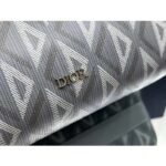 Dior Unisex CD Lingot Pouch Gray CD Diamond Canvas Smooth Calfskin - Bild 7