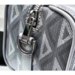 Dior Unisex CD Lingot Pouch Gray CD Diamond Canvas Smooth Calfskin - Bild 9
