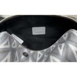 Dior Unisex CD Lingot Pouch Gray CD Diamond Canvas Smooth Calfskin - Bild 8
