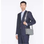 Dior Unisex CD Lingot Pouch Gray CD Diamond Canvas Smooth Calfskin - Bild 11