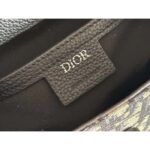 Dior Unisex CD Mini Gallop Sling Bag Beige Black Oblique Jacquard Black Grained Calfskin - Bild 12