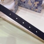 Dior Unisex CD Reversible Saddle Belt Golden Saddle Black Latte Smooth Calfskin - immagine 5