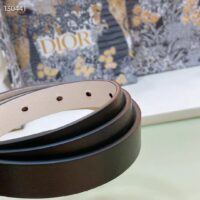 Dior Unisex CD Reversible Saddle Belt Golden Saddle Black Latte Smooth Calfskin (2)