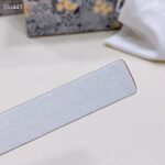 Dior Unisex CD Reversible Saddle Belt Golden Saddle Caramel Beige Smooth Calfskin - Image 10