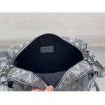 Dior Unisex Hit The Road Bag Messenger Pouch Gray CD Diamond Canvas Smooth Calfskin – Image 8