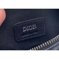 Dior Unisex Hit The Road Vertical Pouch Black CD Diamond Canvas (3)