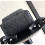 Dior Unisex Rider Backpack Black CD Diamond Canvas Smooth Calfskin - Imagen 5