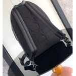 Dior Unisex Rider Backpack Black CD Diamond Canvas Smooth Calfskin - Imagen 3