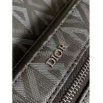 Dior Unisex Rider Backpack Black CD Diamond Canvas Smooth Calfskin - Imagen 7