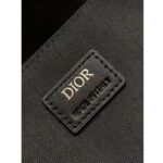 Dior Unisex Rider Backpack Black CD Diamond Canvas Smooth Calfskin - Imagen 10