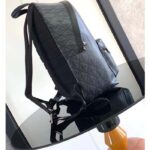 Dior Unisex Rider Backpack Black CD Diamond Canvas Smooth Calfskin - Imagen 4