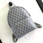 Dior Unisex Rider Backpack Gray CD Diamond Canvas Smooth Calfskin - Bild 2