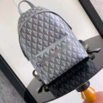 Dior Unisex Rider Backpack Gray CD Diamond Canvas Smooth Calfskin - Bild 3