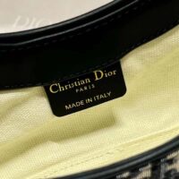 Dior Women CD 30 Montaigne Avenue Mini Bag Blue Dior Oblique Jacquard (9)