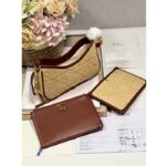 Dior Women CD 30 Montaigne Hobo Avenue Mini Bag Natural Cannage Raffia – Bild 4