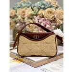 Dior Women CD 30 Montaigne Hobo Avenue Mini Bag Natural Cannage Raffia – Bild 2