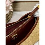 Dior Women CD 30 Montaigne Hobo Avenue Mini Bag Natural Cannage Raffia – Bild 8