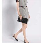 Dior Women CD Dior Caro Colle Noire Clutch Chain Black Cannage Lambskin - Image 11