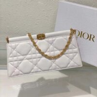 Dior Women CD Dior Caro Colle Noire Clutch Chain Latte Cannage Lambskin (9)