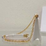 Dior Women CD Dior Caro Colle Noire Clutch Chain Latte Cannage Lambskin - Image 9