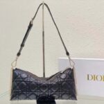 Dior Women CD Dior Club Bag Black Cannage Lambskin - Image 3