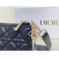 Dior Women CD Dior Club Bag Black Cannage Lambskin (4)