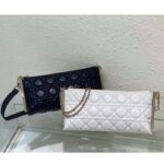 Dior Women CD Dior Club Bag Dusty Ivory Cannage Lambskin - Image 6